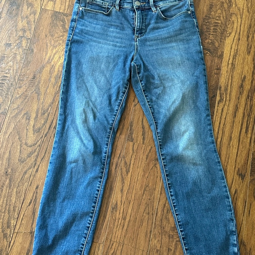 Athleta Blue Skinny Jeans with Lived-In Appeal